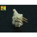 Aber Models Set of 18 pcs 20 mm L/65 C/38 gun barrels for German war ships 1:700 (RE-700 L39)