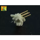 Aber Models Set of 18 pcs 20 mm L/65 C/38 gun barrels for German war ships 1:700 (RE-700 L39)