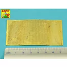 Aber Models Nets and drilled plates ( 18 models -80x45mm ) (S15)