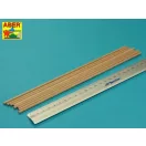Aber Models Wood round rods 4mm length 250mm x 8 pcs. (WR4)
