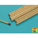 Aber Models Wood round rods 4mm length 250mm x 8 pcs. (WR4)