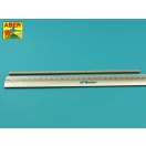Aber Models Wood round rods 5mm length 245mm x 6 pcs. (WR5)