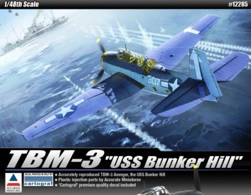 Academy TBM-3 Avanger USS Bunker Hill 1:48 (12285)
