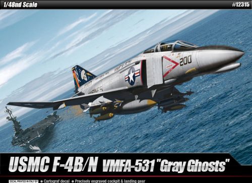 Academy USMC F-4B/N VMFA-531 "GRAY GHOSTS" 1:48 (12315)