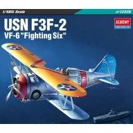 Academy 1:48 USN F3F-2 VF-6 "FIGHTING SIX" (12326)