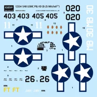 Academy 1:48 PBJ-1D MITCHELL "FLYING 12334