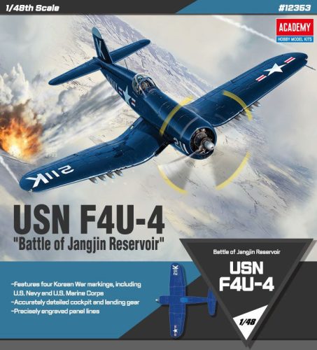 Academy USN F4U-4 "Battle of Jangjin Reservoir" 1:48 (12353)