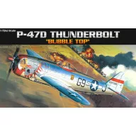Academy P-47D Thunderbolt Bubble Top 1:72 (12491)