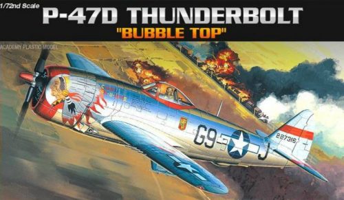 Academy P-47D Thunderbolt Bubble Top 1:72 (12491)