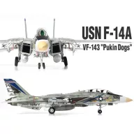 Academy USN F-14A "VF-143 Pukin Dogs" 1:72 (12563)