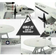   Academy USN E-2C VAW-113 "BLACK EAGLES" 1:144 (12623)