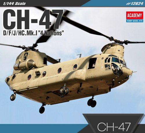 Academy CH-47D/F/J/HC.Mk.1 "4 Nations" 1:144 (12624)