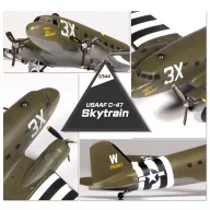 Academy USAAF C-47 Skytrain 1:144 (12633)