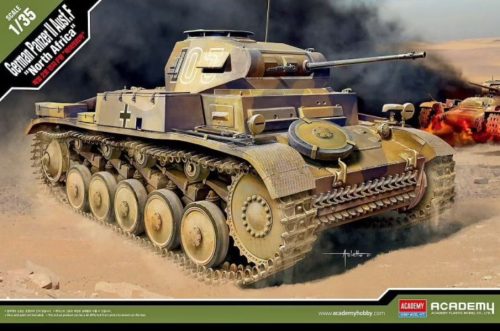 Academy German Panzer II Ausf.F "North Africa" (1:35 (13535)