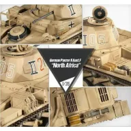   Academy German Panzer II Ausf.F "North Africa" (1:35 (13535)