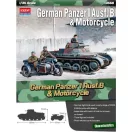Academy 1:35 GERMAN PANZER I AUSF.B & Motorcycle 13556