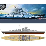   Academy German Battleship Bismarck (Static model) 1:800 (14218)