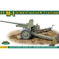 ACE US M-1 57mm AT gun on M-2 carriage 1:72 (ACE72562)