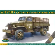   ACE US G7107 1,5t 4x4 army truck w/metal body 1:72 (ACE72610)