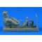 Aerobonus German Luftwaffe WWII Pilot with seat for Bf 109G f.HAS/REV/TRUM 1:32 (320.140)