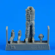   Aerobonus German Luftwaffe Pilot WWII w.life jacke 1:48 (480.135)