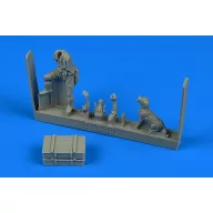   Aerobonus Middle East Allied Pilot WWII with dog 1:48 (480.179)