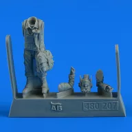 Aerobonus USAF WWII Pilot with parachute 1:48 (480.207)