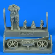   Aerobonus German or Autro-Hungarian WWI aircraft mechanic with cart 1:48 (480.218)