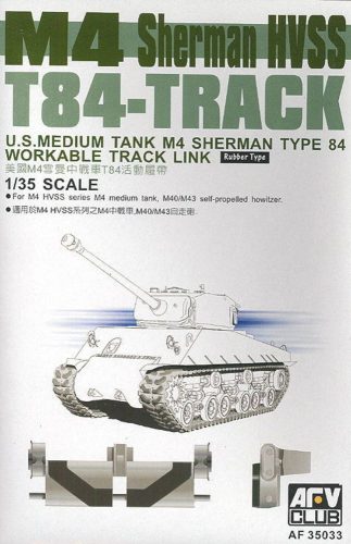 AFV-Club M4 Sherman HVSS T84-Track 1:35 (35033)