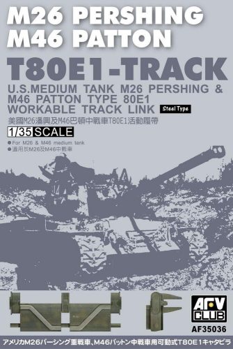 AFV-Club T-80E1 PERSHING TRACKS 1:35 (35036)