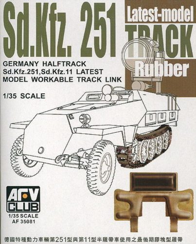 AFV-Club SdKfz 251latest type rubber 1:35 (35081)
