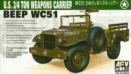 AFV-Club WC-51 4X4 WEAPONS CARRIER DODG 1:35 (35S15)