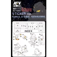 AFV-Club Sticker for Simulating Sensors 1:144 (AC14401)