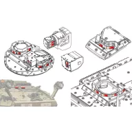   AFV-Club Stickers for simulating anti-reflection 1:35 (AC35011)