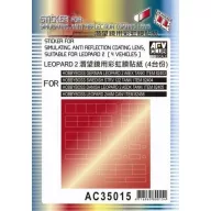 AFV-Club Sticker anti reflection for Leopard 1:35 (AC35015)