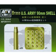 AFV-Club US 90 mm SHELL CASE (METAL) 1:35 (AF35111)