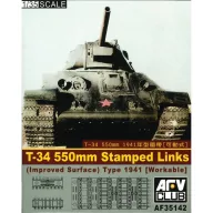 AFV-Club T-34 55cm stamped track (workable) 1:35 (AF35142)