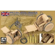   AFV-Club WW2 British Rota trailer W/2 Pounder Amm 1:35 (AF35264)