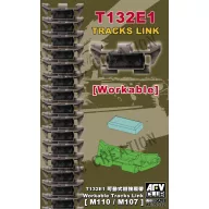   AFV-Club T132E1 WORKABLE Track Link(M110/M107) 1:35 (AF35332)