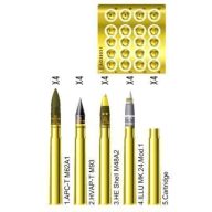 AFV-Club 3 inch gun ammo brass set 1:35 (AG35031)