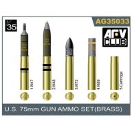 AFV-Club 75mm gun ammo brass set 1:35 (AG35033)