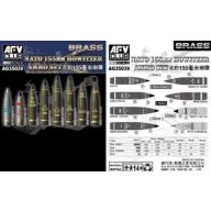 AFV-Club NATO 155mm Howitzer Ammo Set (Brass) 1:35 (AG35039)