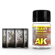 AK Interactive HEAVY CHIPPING EFFECTS ACRYLIC FLUID (AK089)