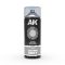 AK Interactive Fine Primer Grey Spray 400ml (Includes 2 nozzles) (AK1010)