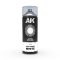 AK Interactive Fine Primer White Spray 400ml (Includes 2 nozzles) (AK1011)