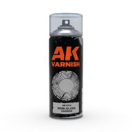   AK Interactive Semi-Gloss varnish Spray 400ml (Includes 2 nozzles) (AK1014)