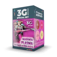   AK Interactive WARGAME COLOR SET MAGENTA PLASMA AND GLOWING EFFE (AK1068)
