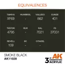 AK Interactive Smoke Black Acrylic Paint 17ml (AK11028)