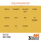 AK Interactive Beige Acrylic Paint 17ml (AK11030)