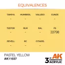 AK Interactive Pastel Yellow Acrylic Paint 17ml (AK11037)